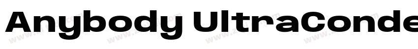 Anybody UltraConden字体转换